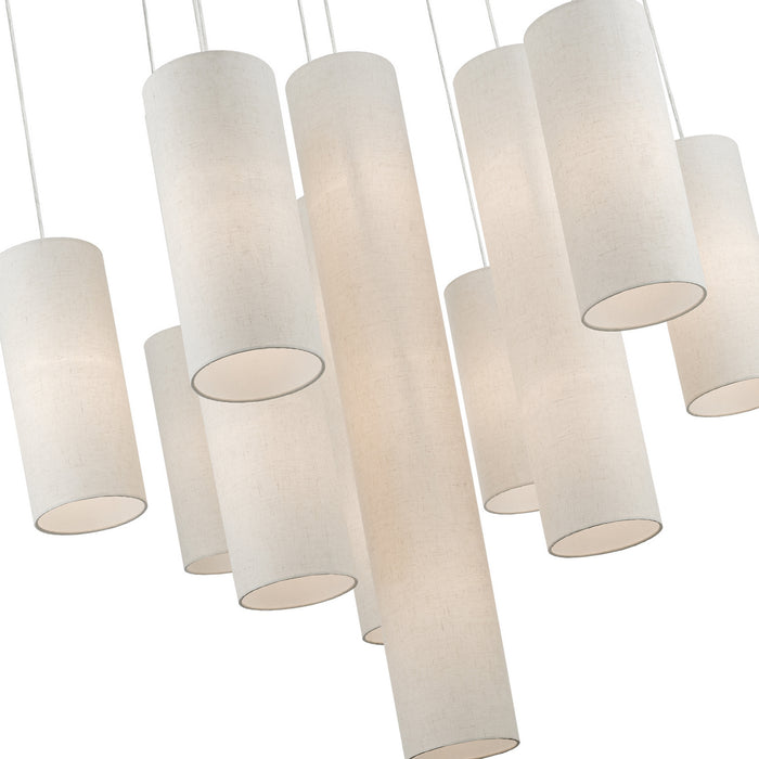 Livex Lighting 42657-01 15 Light Foyer Chandelier, Antique Brass
