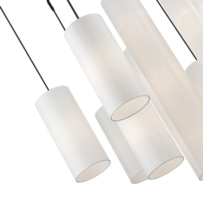Livex Lighting 42658-04 15 Light Foyer Chandelier, Black