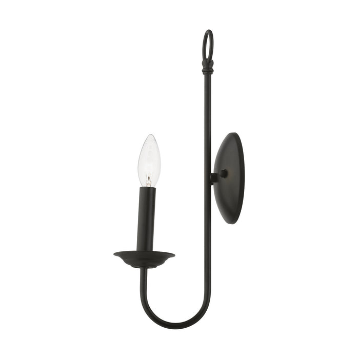Livex Lighting 42681-04 One Light Wall Sconce, Black