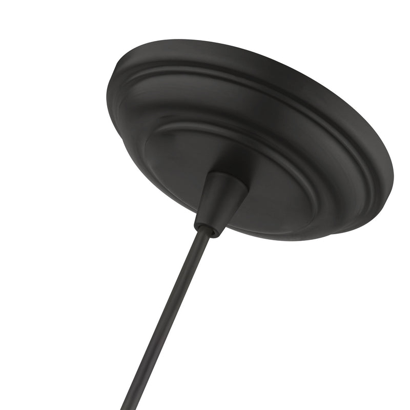 Livex Lighting 46480-04 One Light Pendant, Black