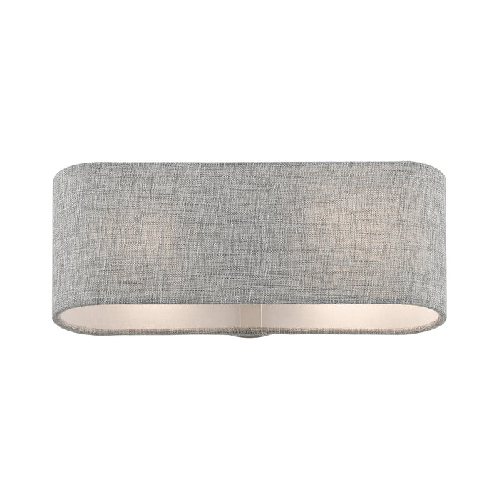Livex Lighting 46748-91 Two Light Wall Sconce, Brushed Nickel