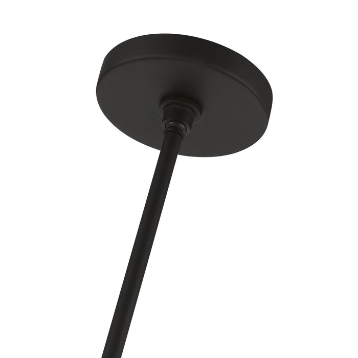 Livex Lighting 48826-04 Eight Light Chandelier, Black