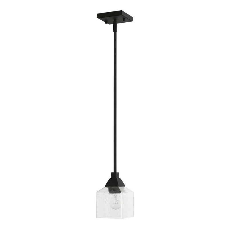 Livex Lighting 49761-04 One Light Mini Pendant, Black