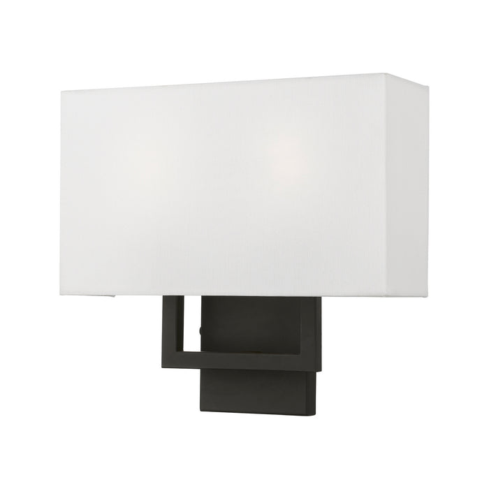 Livex Lighting 50990-04 Two Light Wall Sconce, Black