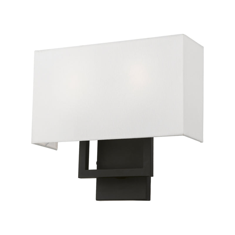 Livex Lighting 50990-04 Two Light Wall Sconce, Black