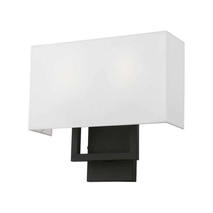 Livex Lighting 50990-04 Two Light Wall Sconce, Black