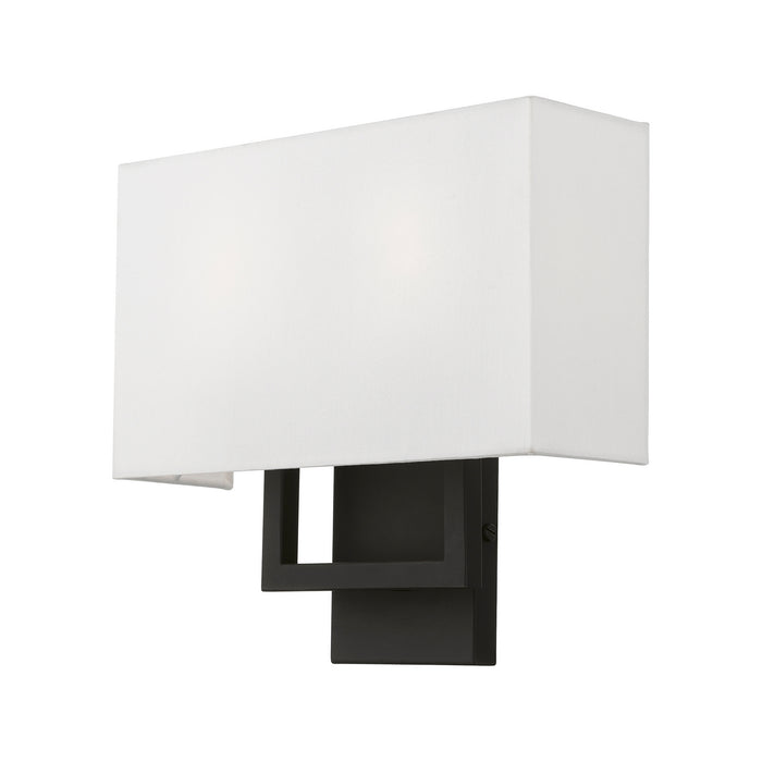 Livex Lighting 50990-04 Two Light Wall Sconce, Black