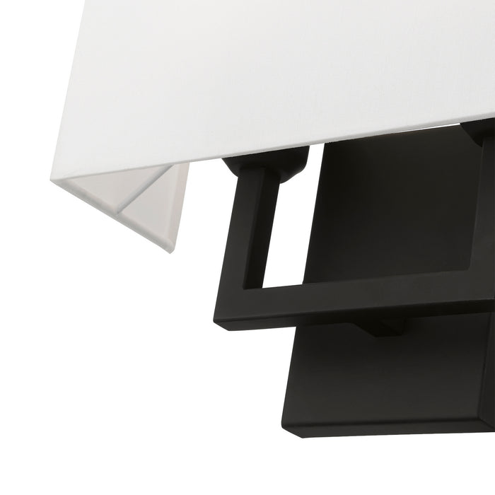 Livex Lighting 50990-04 Two Light Wall Sconce, Black