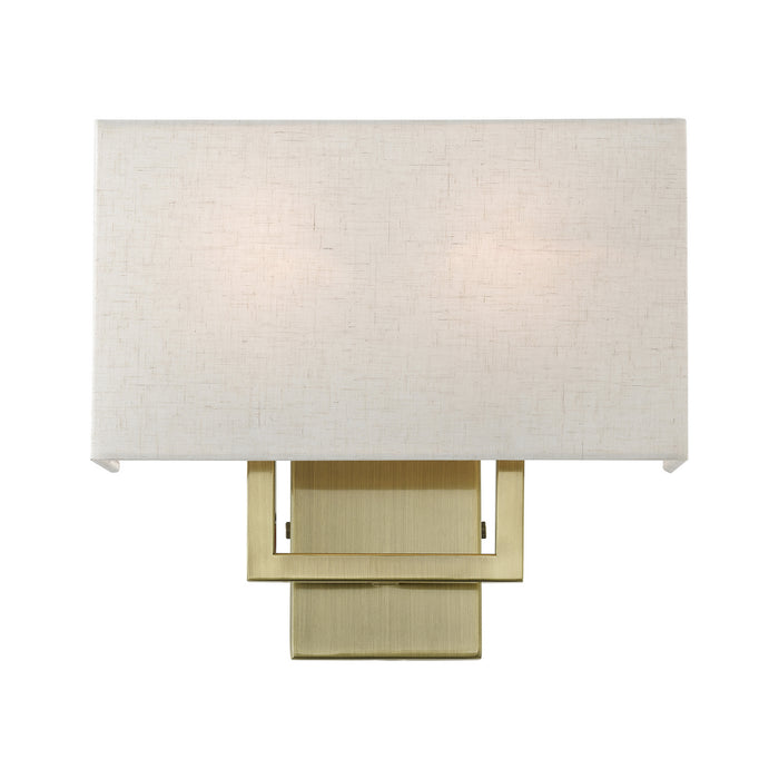 Livex Lighting 50994-01 Two Light Wall Sconce, Antique Brass