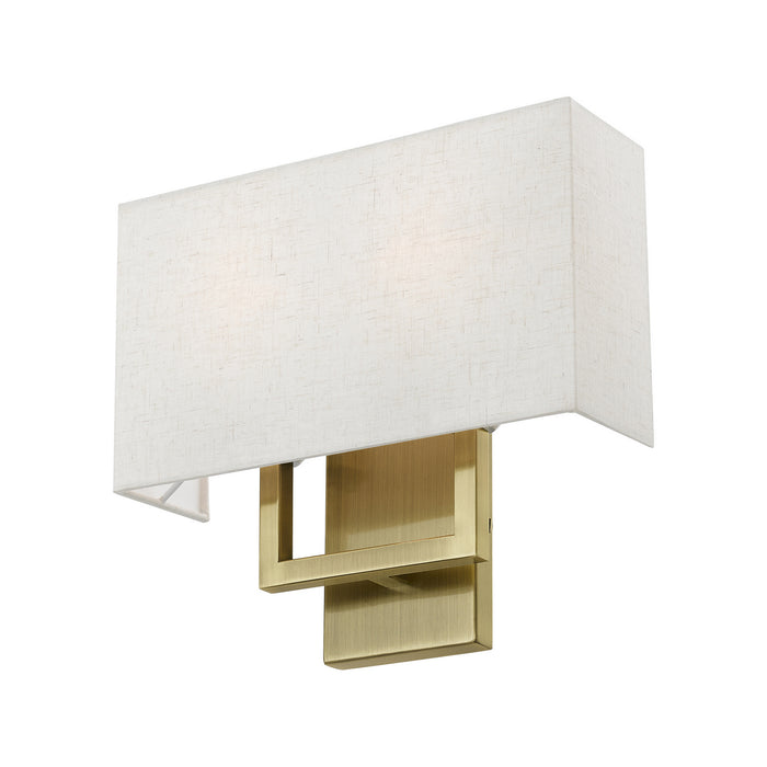 Livex Lighting 50994-01 Two Light Wall Sconce, Antique Brass