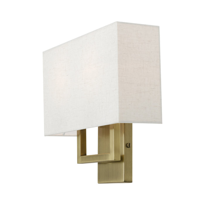 Livex Lighting 50994-01 Two Light Wall Sconce, Antique Brass
