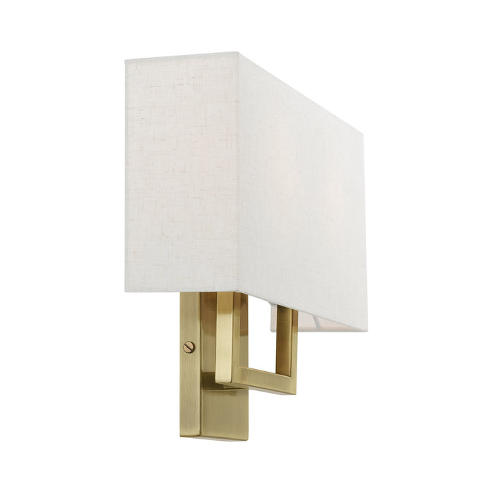 Livex Lighting 50994-01 Two Light Wall Sconce, Antique Brass