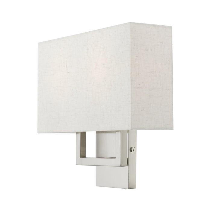Livex Lighting 50994-91 Two Light Wall Sconce, Brushed Nickel