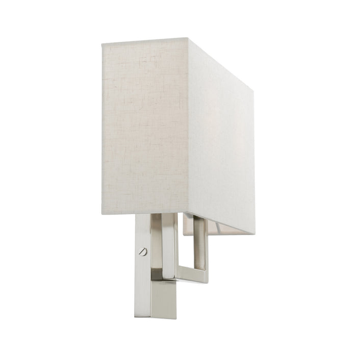 Livex Lighting 50994-91 Two Light Wall Sconce, Brushed Nickel