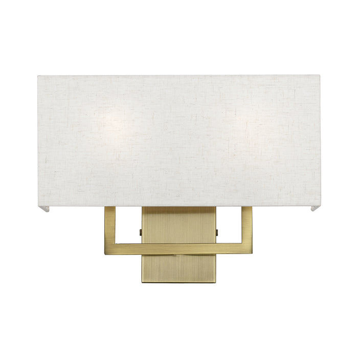 Livex Lighting 50995-01 Two Light Wall Sconce, Antique Brass