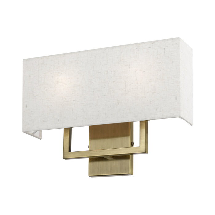 Livex Lighting 50995-01 Two Light Wall Sconce, Antique Brass