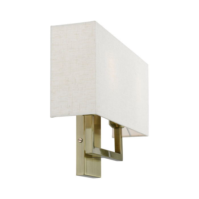 Livex Lighting 50995-01 Two Light Wall Sconce, Antique Brass