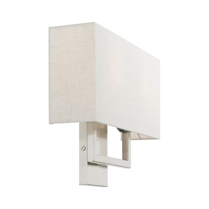 Livex Lighting 50995-91 Two Light Wall Sconce, Brushed Nickel