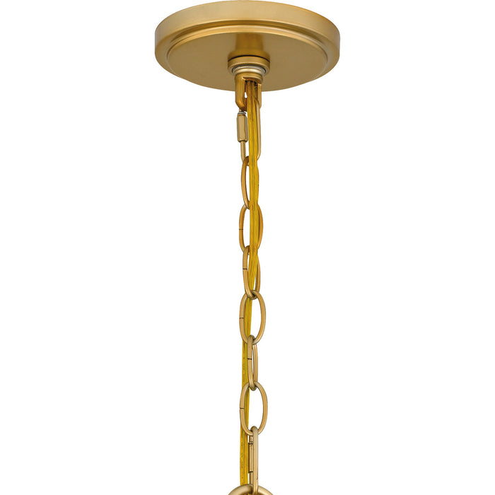 Quoizel APN5026LG Five Light Chandelier, Light Gold