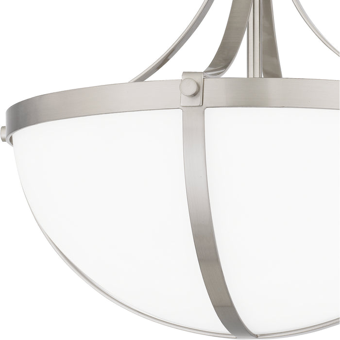 Quoizel ATB1714BN Two Light Semi Flush Mount, Brushed Nickel