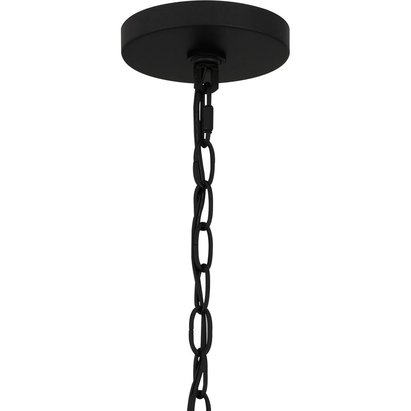 Quoizel BTC5025MBK Five Light Chandelier, Matte Black