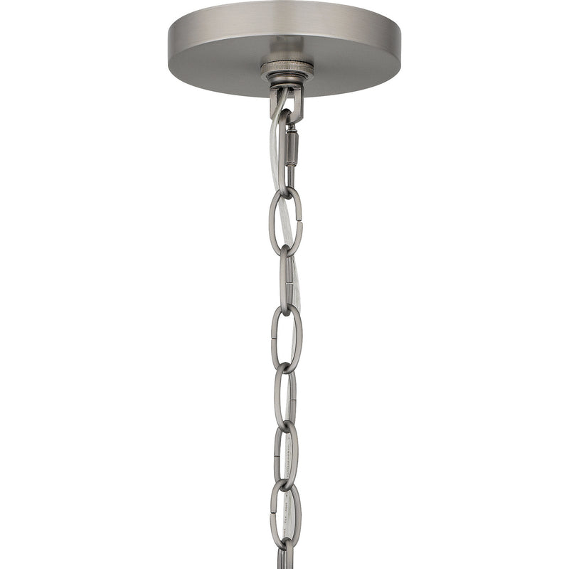 Quoizel BYN2824AN Five Light Pendant, Antique Nickel