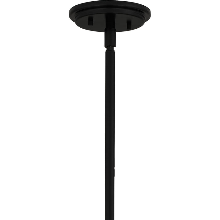 Quoizel CBR5028K Eight Light Chandelier, Mystic Black