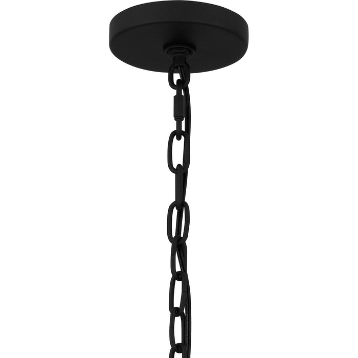 Quoizel DMN1514EK Four Light Pendant, Earth Black