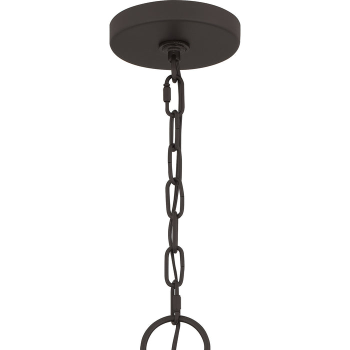 Quoizel DUP5025OZ Six Light Chandelier, Old Bronze