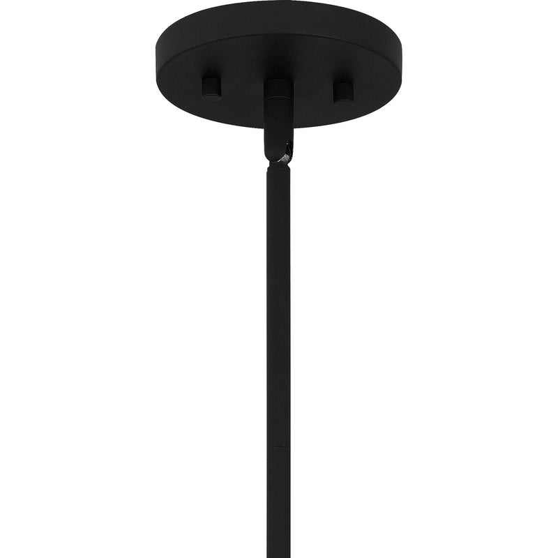 Quoizel FTS1509EK One Light Mini Pendant, Earth Black