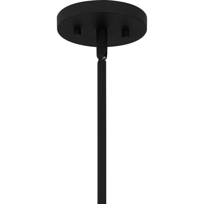 Quoizel FTS1509EK One Light Mini Pendant, Earth Black