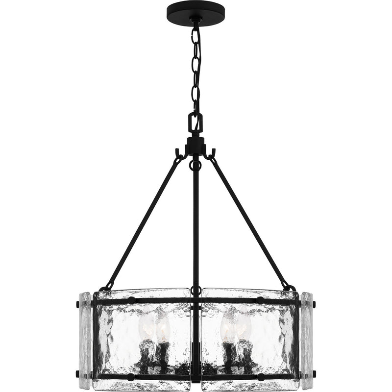 Quoizel FTS2821EK Five Light Pendant, Earth Black