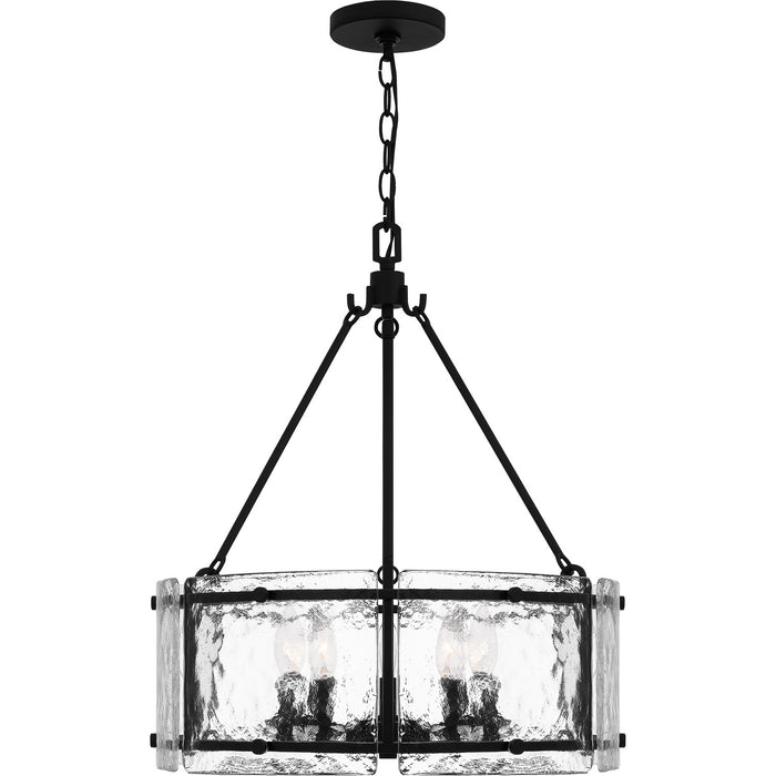 Quoizel FTS2821EK Five Light Pendant, Earth Black