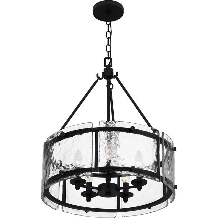 Quoizel FTS2821EK Five Light Pendant, Earth Black