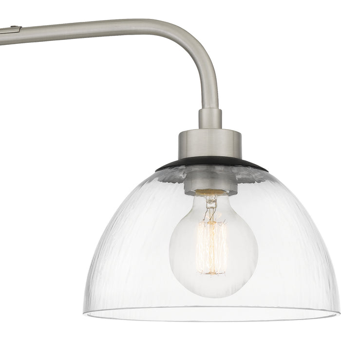 Quoizel HLY336BN Three Light Island Chandelier, Brushed Nickel