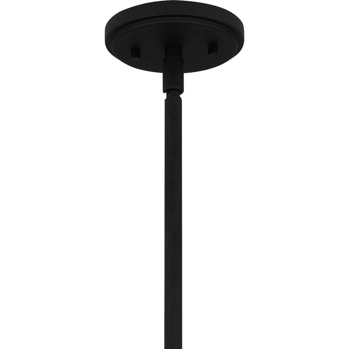 Quoizel MGD5025EK Four Light Chandelier, Earth Black