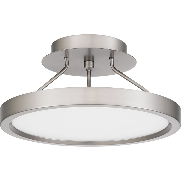 Quoizel OST1811BN LED Semi Flush Mount, Brushed Nickel
