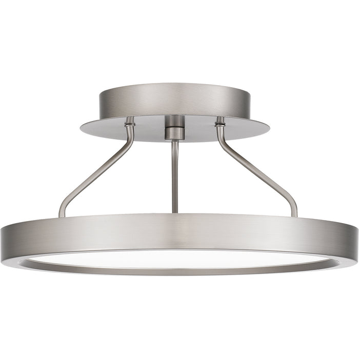 Quoizel OST1811BN LED Semi Flush Mount, Brushed Nickel