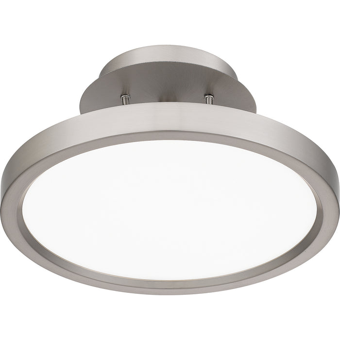 Quoizel OST1811BN LED Semi Flush Mount, Brushed Nickel