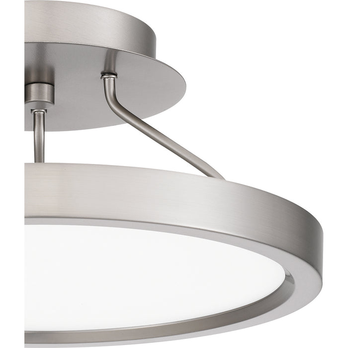 Quoizel OST1811BN LED Semi Flush Mount, Brushed Nickel