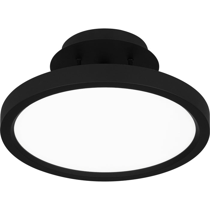 Quoizel OST1811EK LED Semi Flush Mount, Earth Black
