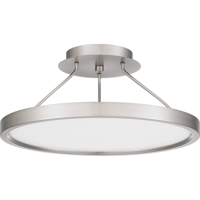 Quoizel OST1815BN LED Semi Flush Mount, Brushed Nickel