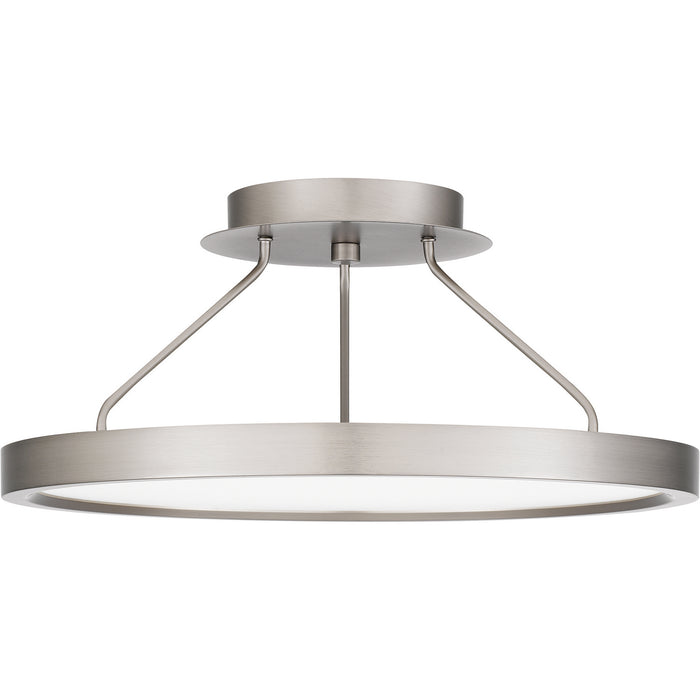 Quoizel OST1815BN LED Semi Flush Mount, Brushed Nickel