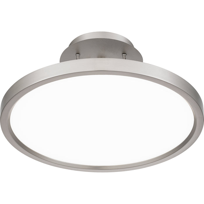 Quoizel OST1815BN LED Semi Flush Mount, Brushed Nickel