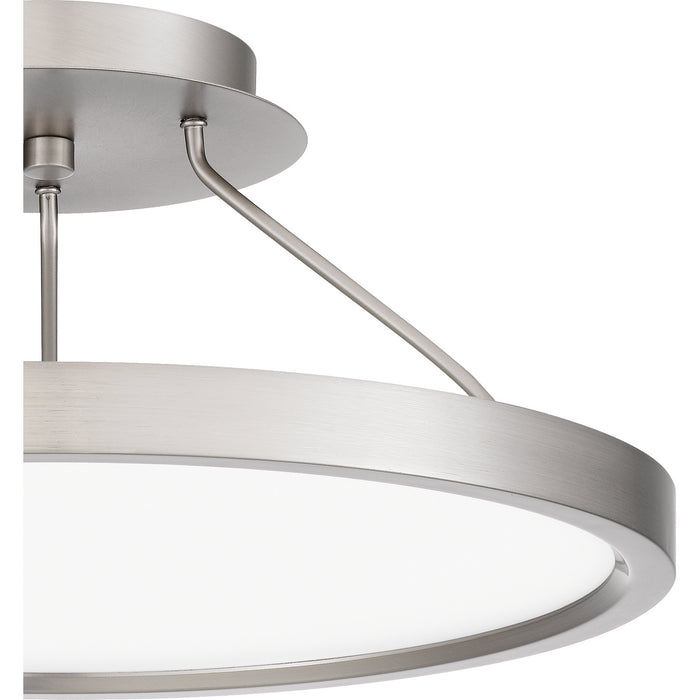 Quoizel OST1815BN LED Semi Flush Mount, Brushed Nickel