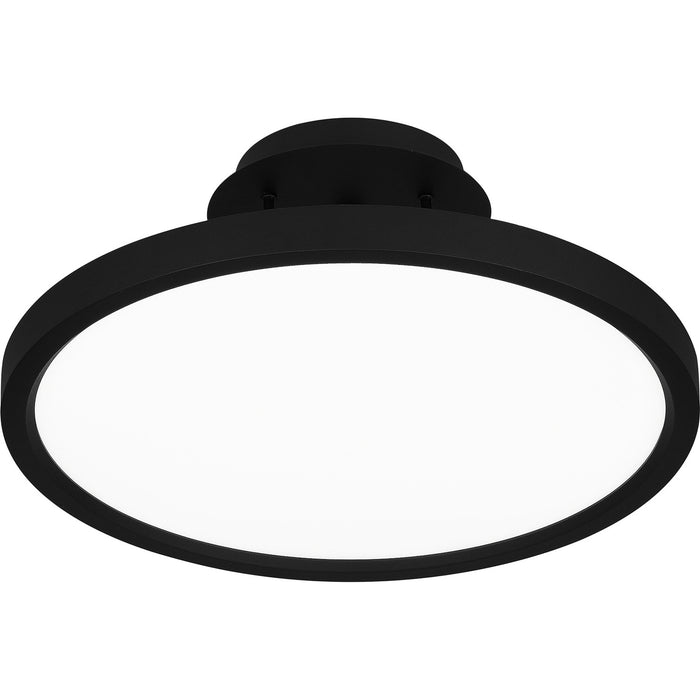 Quoizel OST1815EK LED Semi Flush Mount, Earth Black