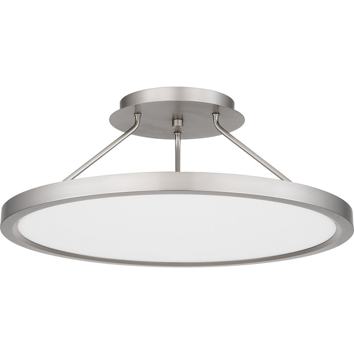 Quoizel OST1820BN LED Semi Flush Mount, Brushed Nickel