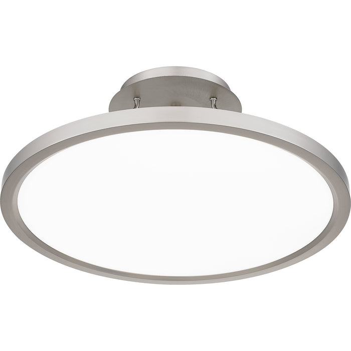 Quoizel OST1820BN LED Semi Flush Mount, Brushed Nickel