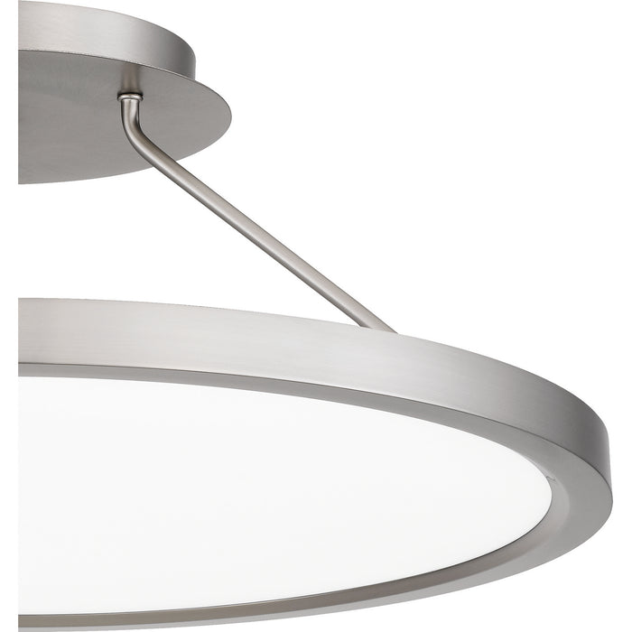 Quoizel OST1820BN LED Semi Flush Mount, Brushed Nickel