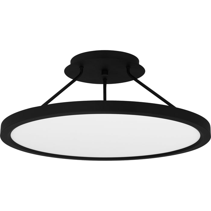 Quoizel OST1820EK LED Semi Flush Mount, Earth Black